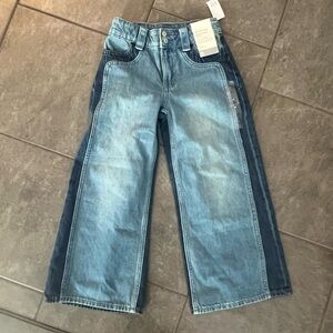 Gap Two-Tone Wide Leg Jeans for Kids